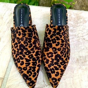 Steven by Steve Madden “Selma Selmo” Mules Chunky Heel LN Sz 9